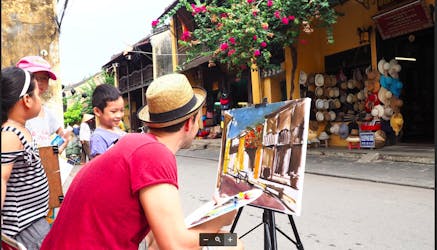 Visite de la ville de Hoi An et cours de peinture du patrimoine avec un artiste local